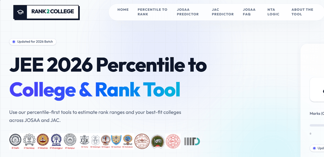 College & Rank Predictor